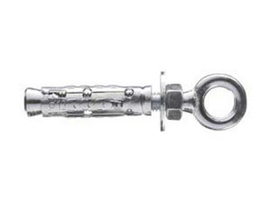 tassello in acciaio con occhiolo chiuso le/oc - ø mm.6x45 cod:ferx.fer443159