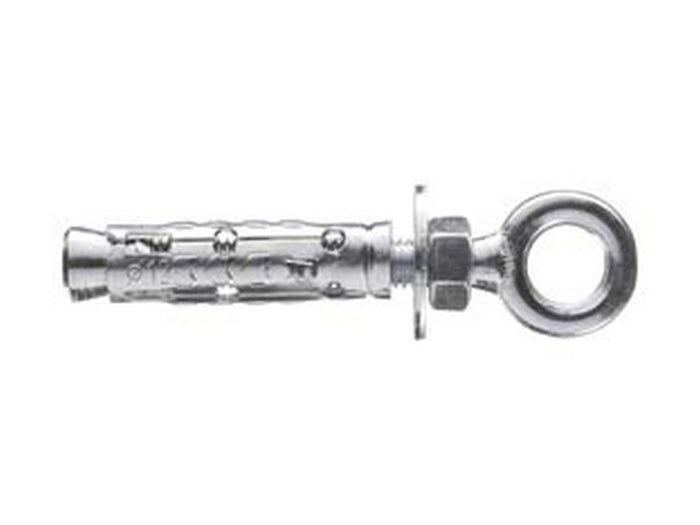 tassello in acciaio con occhiolo chiuso le/oc - ø mm.6x45 cod:ferx.fer443159