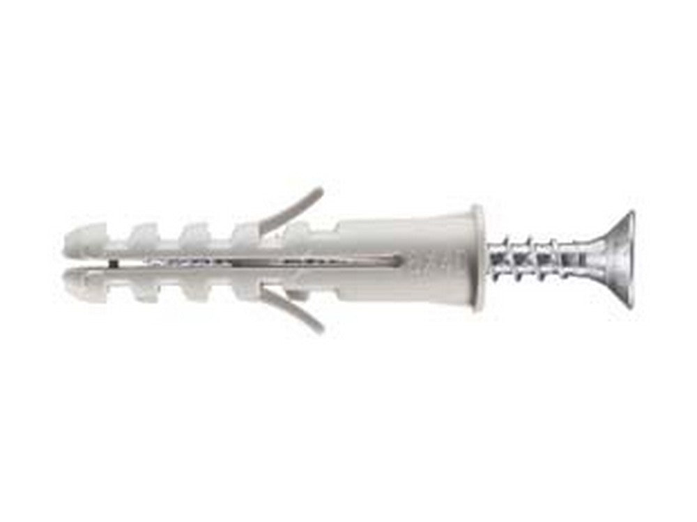 tassello in nylon con vite tsp pz bordato pa 6 esb/va - ø mm.5x25 cod:ferx.fer443357