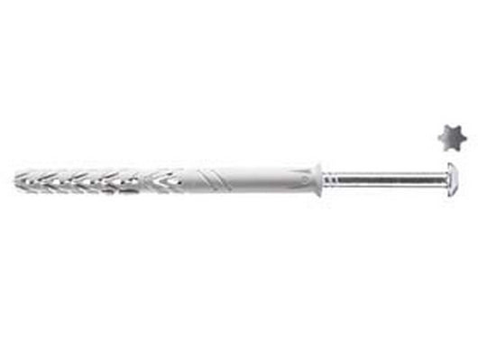 tassello in nylon prolung. vite tb e inserto antimanomissione t66/v am - ø  cod:ferx.fer443760