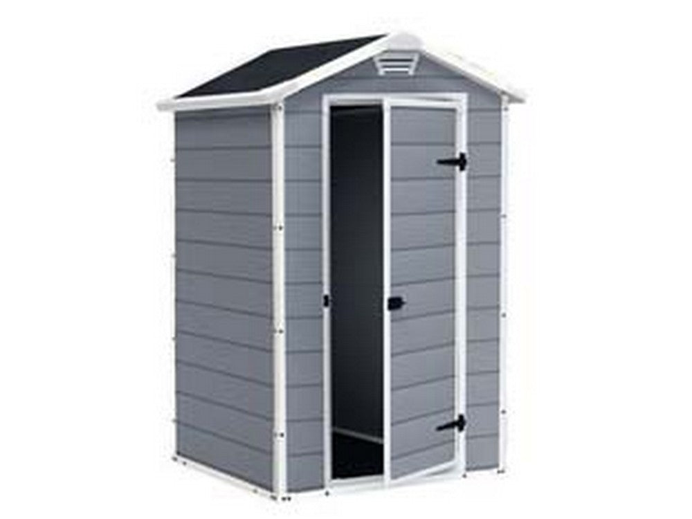 casetta da giardino manor grigia - cm.129x103x196h cod:ferx.fer444675