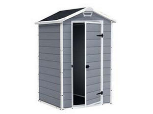 casetta da giardino manor grigia - cm.129x103x196h cod:ferx.fer444675