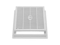 chiusino grigliato con telaio per pozzetto - cm.30x30 cod:ferx.fer445030