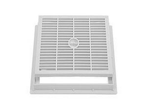 chiusino grigliato con telaio per pozzetto - cm.30x30 cod:ferx.fer445030