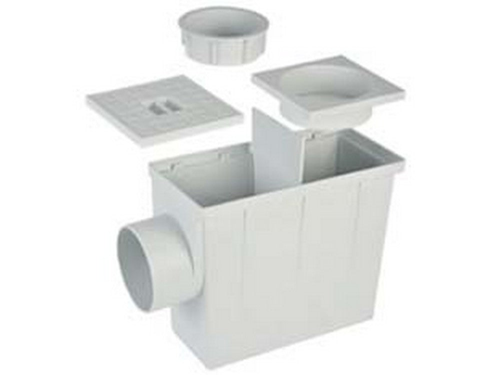 pozzetto pluviale raccordi tondi raccordi tondi  cm8 cm10 uscita  cm10 cod:ferx.fer445146