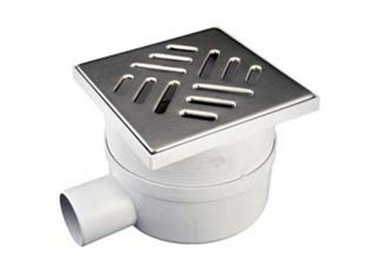 chiusino sifonato telescopico con scarico laterale - cm.15x15 cod:ferx.fer445207