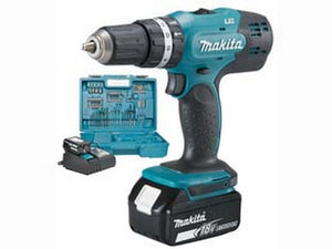 trapano avvitatore percuss. 2 vel. 2 batt. 18v 3ah (dhp453rfx4) cod:ferx.fer446211