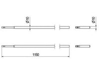 kit aste di collegamento per serrature doppia mappa - ø mm.10x1150 (kas7475 cod:ferx.fer447423