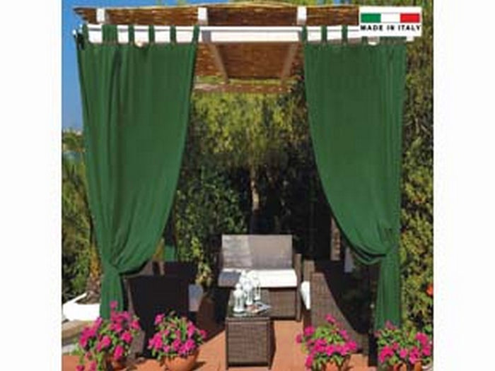 tenda per gazebo idrorepellente con bretelle cm.140x270h. verde - verde cod:ferx.fer447430