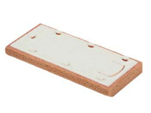ricambio spugna avana con attacco rapido art.217ric - cm.13x30x3h. cod:ferx.fer449304