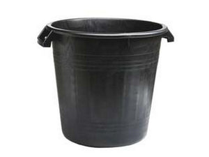 bidoni neri per uso agricolo senza coperchio - lt.50 ? cm.41 altezza cm.50 cod:ferx.fer450669