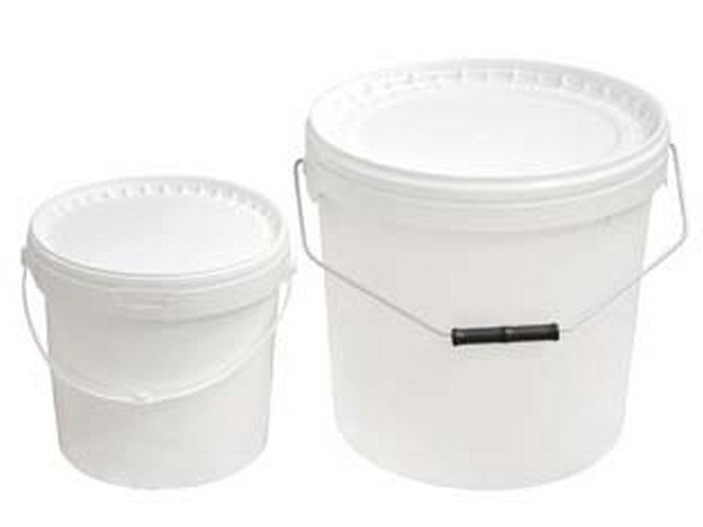 secchio plastica anonimo coperchio bianco lt16 manico ferro zincato cod:ferx.fer452274