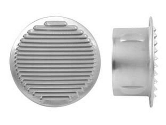 griglia aerazione tonda fissa in alluminio - ø mm.80 cod:ferx.fer452618