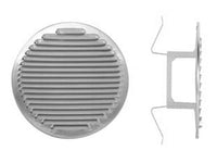 griglia aerazione tonda con molla in alluminio - ø mm. 80/125 cod:ferx.fer452694