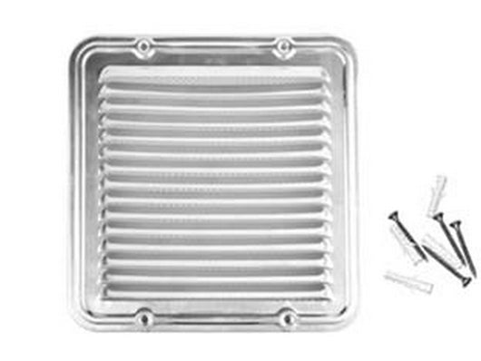 griglia aerazione quadrata in alluminio - cm.23x23 cod:ferx.fer452717