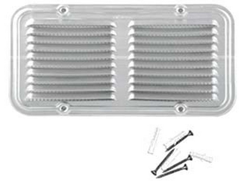 griglia aerazione rettangolare in alluminio - cm.36x14h. cod:ferx.fer452731