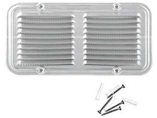 griglia aerazione rettangolare in alluminio - cm.36x14h. cod:ferx.fer452731