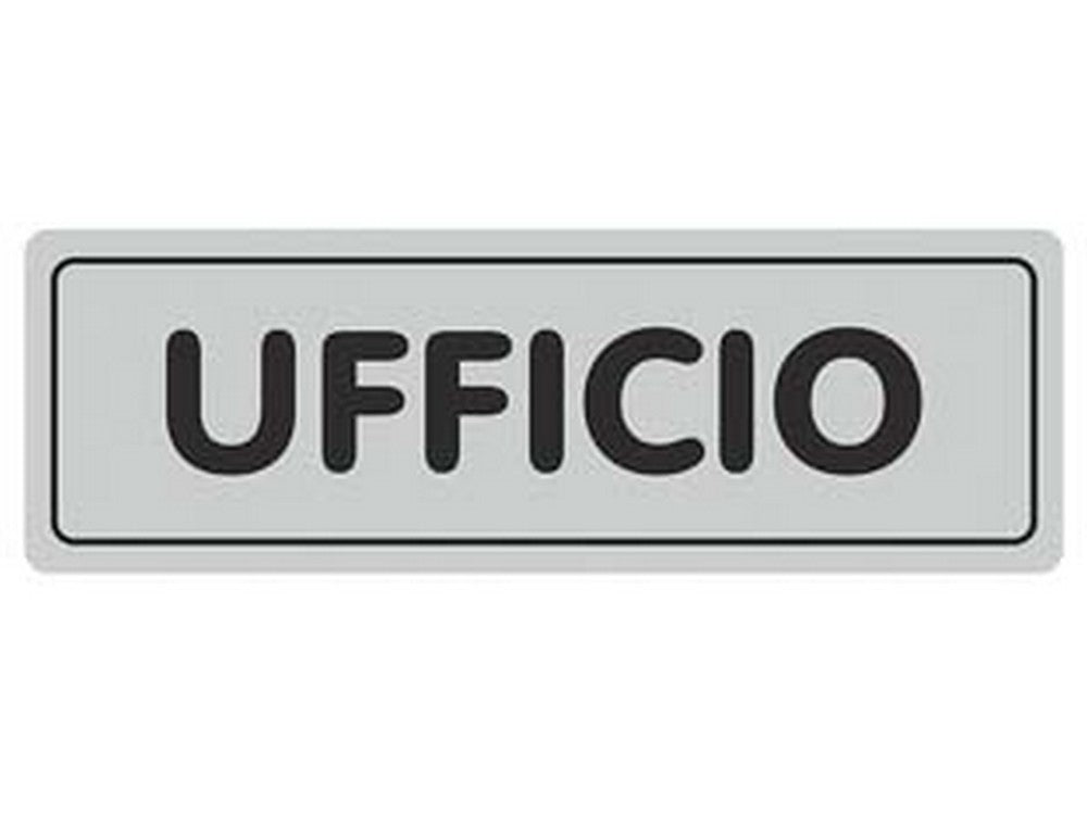 targhetta adesiva "ufficio" - cm.15x5h. cod:ferx.fer453349
