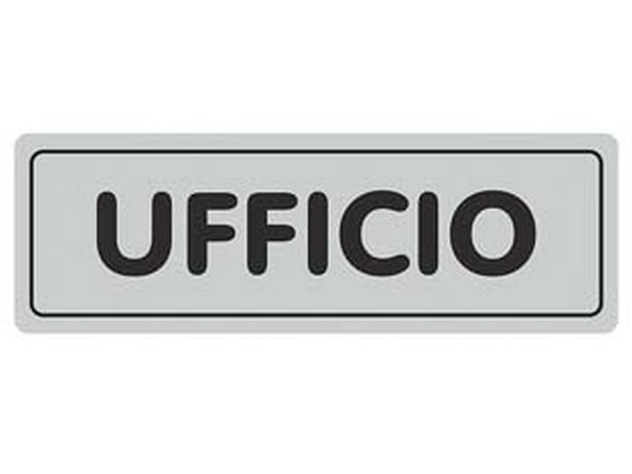 targhetta adesiva "ufficio" - cm.15x5h. cod:ferx.fer453349