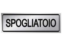 targhetta adesiva "spogliatoio - cm.15x5h. cod:ferx.fer453394