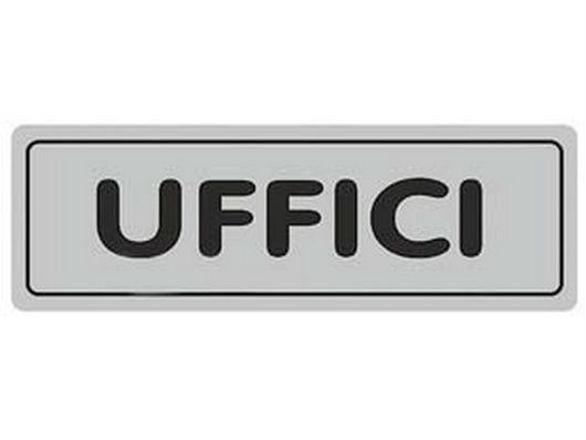 targhetta adesiva "uffici" - cm.15x5h. cod:ferx.fer453400