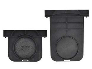 tappo in polipropilene per canaletta - cm.13x7,5h. - ø cm.5-7,5 cod:ferx.fer453516