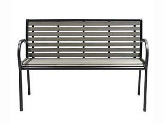 panchina con braccioli in wpc - cm.125x59x81h.  cod:ferx.fer455190