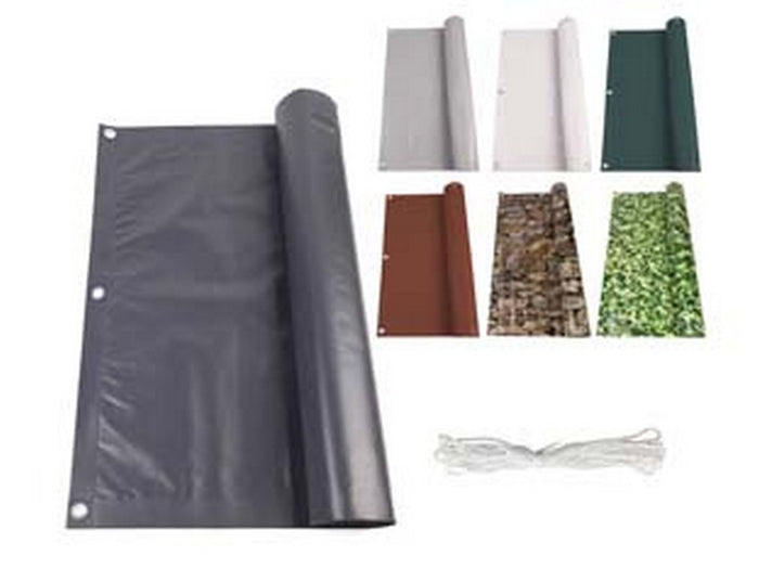 stuoia ombreggiante pvc - mt.6x0,90h. colore testa di moro cod:ferx.fer455312