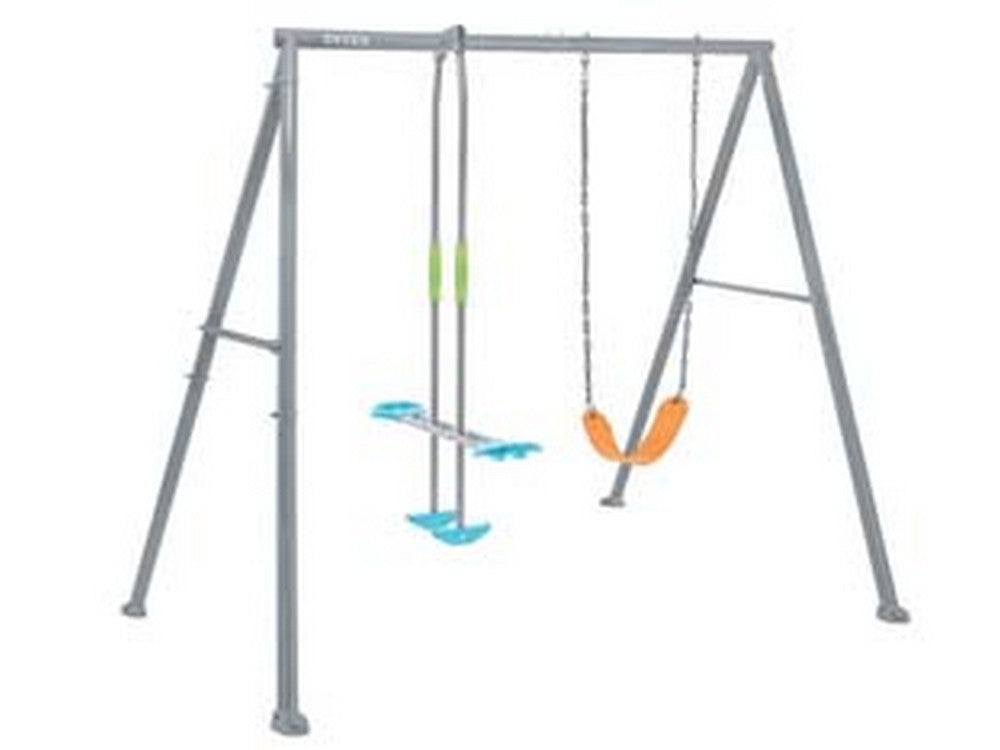 altalena per bambini 2 giochi 3-10 anni cm.251x254x211h. - cm.251x254x211h. - peso kg.28,6 (44114) cod:ferx.fer455879
