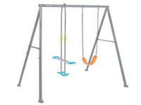 altalena per bambini 2 giochi 3-10 anni cm.251x254x211h. - cm.251x254x211h. - peso kg.28,6 (44114) cod:ferx.fer455879