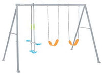 altalena per bambini 3 giochi 3-10 anni cm.343x254x211h. - cm.343x254x211h. - peso kg.37 (44122) cod:ferx.fer455886