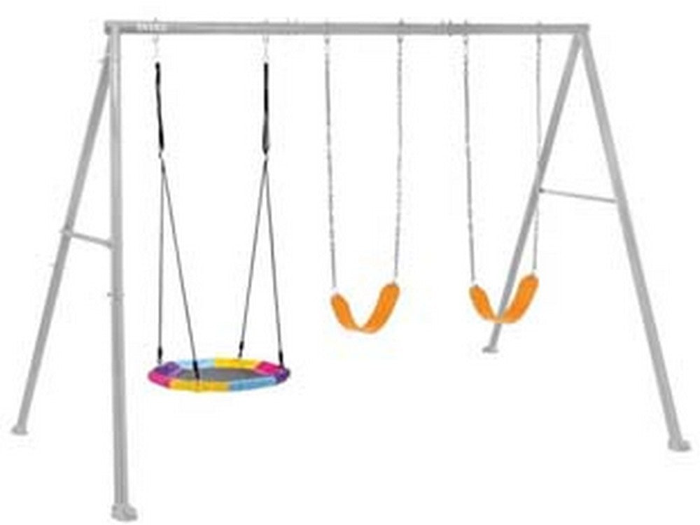 altalena per bambini 3 giochi 3-10 anni cm.343x235x200h. - cm.343x235x200h.- peso kg.31,2 (44134) cod:ferx.fer455916