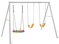altalena per bambini 3 giochi 3-10 anni cm.343x235x200h. - cm.343x235x200h.- peso kg.31,2 (44134) cod:ferx.fer455916