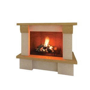 Camino lisbona rivestimento focolare prefabbricato refrattario m100 parete