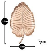 Svuotatasche Foglia Glam -A- Rame cm 23X2X35,5