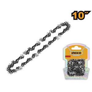 Catena ricambio 10 pollici per motosega 25cm 25cc gcs5261011 ingco accessorio