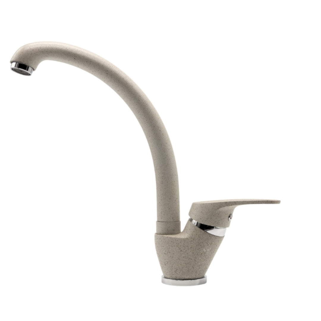 Ogomondo set 2 pezzi miscelatore avena 3 oslo orientabile in ottone per lavello cucina