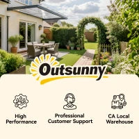 Tettoia in Policarbonato e Alluminio per Balconi, Finestre e Porte, 303x96x27 cm, Nero e Trasparente