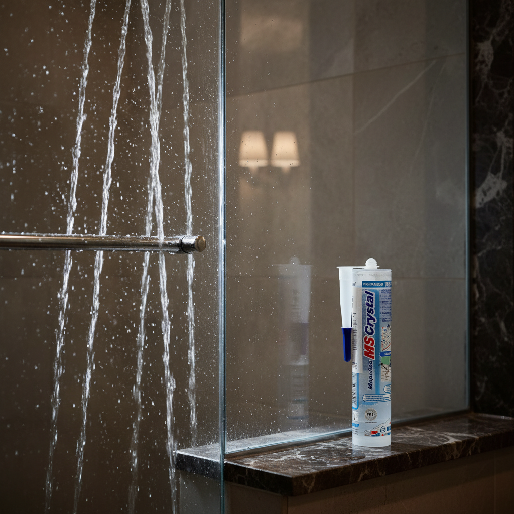 Silicone trasparente mapei mapeflex ms crystal per sigillature invisibili 300 ml