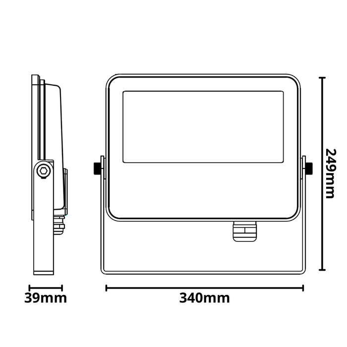 Proiettore led 150 watt slim metallo grigio ip65 equivalente 777 watt temperatura 4500k bianco naturale