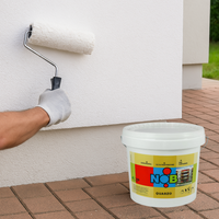 Pittura quarzo acrilica idrorepellente ecologica esterni coprente bianco nob *** formato 5 kg, confezione 1