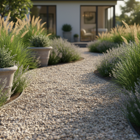 Ghiaino fiume 4/16 mm aggregato naturale umido lavato vagliato sacco 25 kg