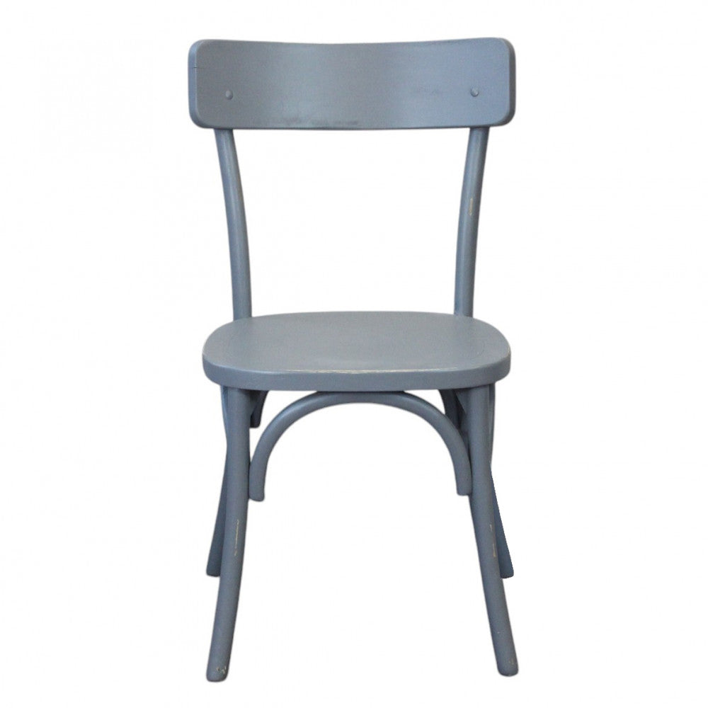 SEDIA IN LEGNO GRIGIO POLLY