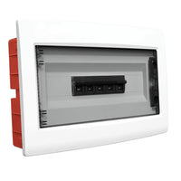 Gewiss centralini da incasso serie 40 cdi con porta fumé trasparente ip40 *** numero posti 18 moduli, confezione 1