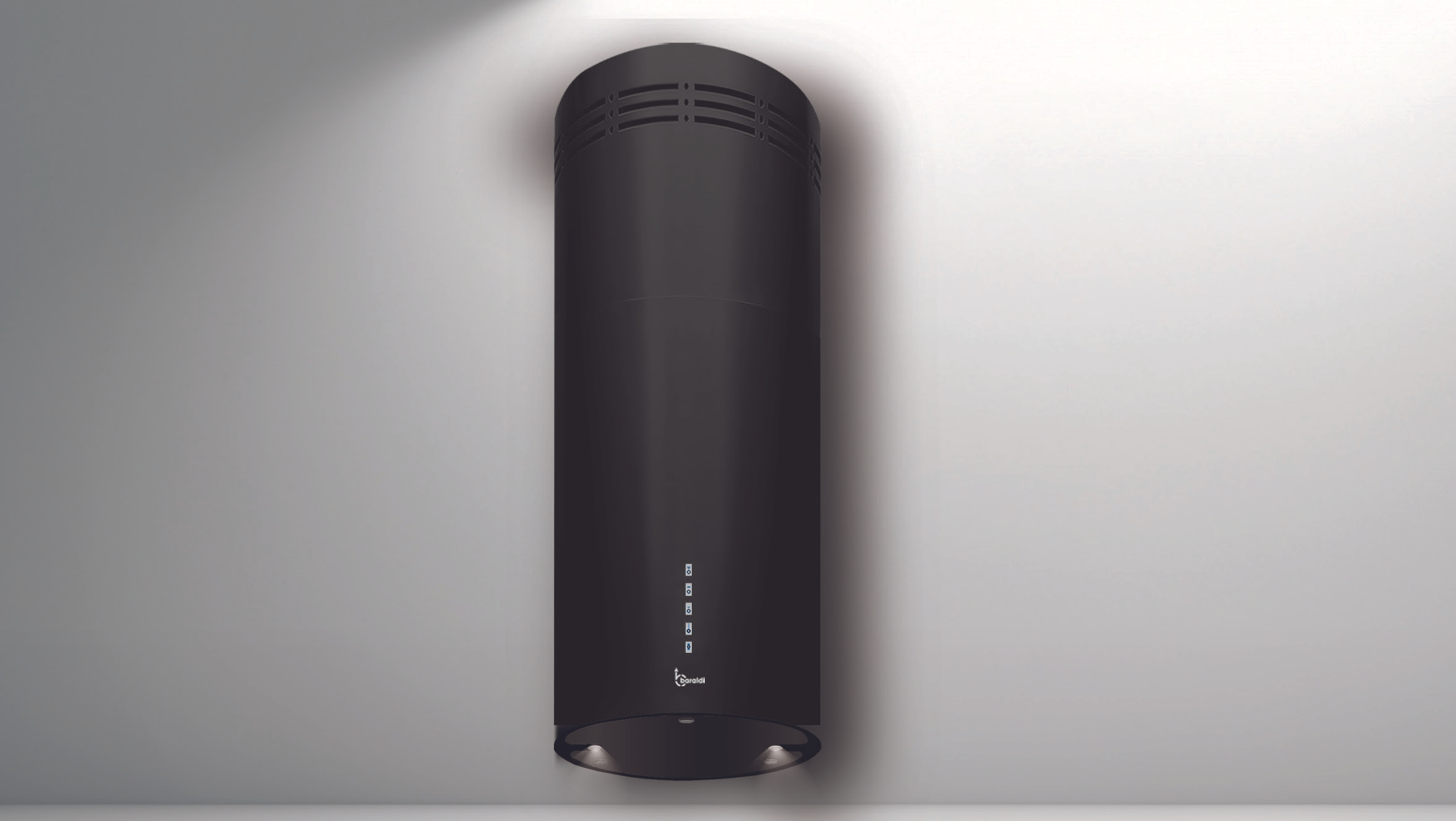 CAPPA RODIA PARETE cm 30 â€“ Nera - 800 m3/h