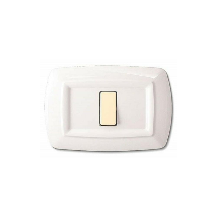 Interruttore unipolare serie civile faeg 10 ampere bianco