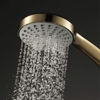 Doccetta bronzata spazzolato 3 getti ugelli sistema anticalcare