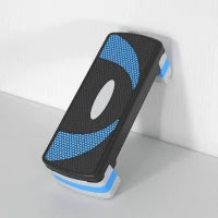 Stepper Fitness per Aerobica Regolabile su 3 Altezze da 10-15-20 cm, Blu e Nero