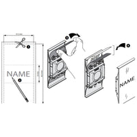 Bticino living now k4040 pulsante targa retroilluminato led 3a 250v