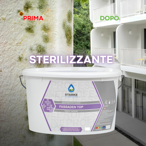 Pittura fassaden top quarzo elastomerico fibrato anticavillature idrorepellente *** formato 5 lt, confezione 1